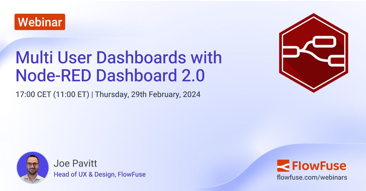 Image representing Personalised Multi User Dashboards with Node-RED Dashboard 2.0